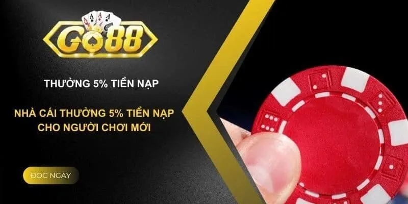 Khuyến mãi nạp tiền với cơ hội nhận tiền miễn phí